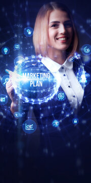 Planning marketing strategy. Marketing automation of business and industrial process.
