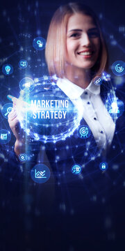 Marketing commercial advertising plan concept.