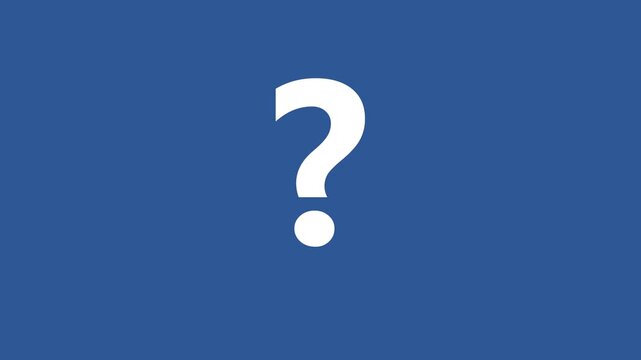 Minimalist, animation, of, a, black, question, mark, inside, a, circular, frame, on, white, background, perfect, for, FAQ, help, and, support, video,
