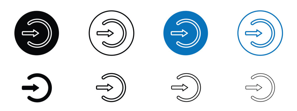 Enter icon solid symbols collection