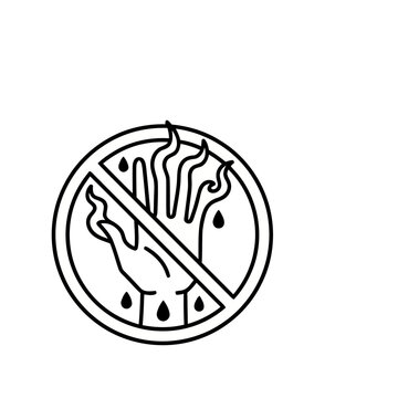 No Fire or Burning Symbol