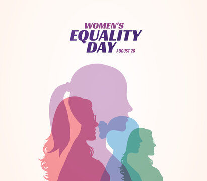 Women's Equality Day concept vector illustration background.