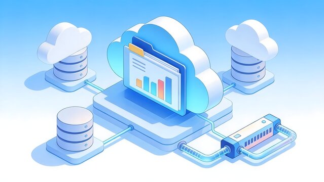 Cloud computing network diagram