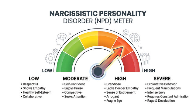 Narcissistic Personality Disorder (NPD) Meter Understanding the Spectrum from Low to Severe