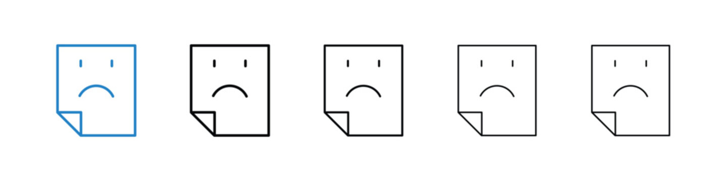 Broken Image icon vector illustrations series