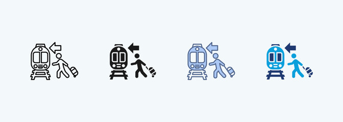 Passenger multiple style icon collection © Joko