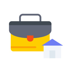 Fototapeta premium Real Estate Portfolio Icon