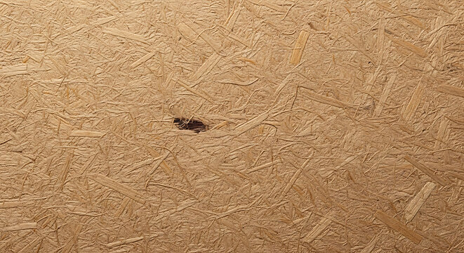 Natural OSB Texture Background of a Compressed Chipboard Wood Panel for Construction Projects