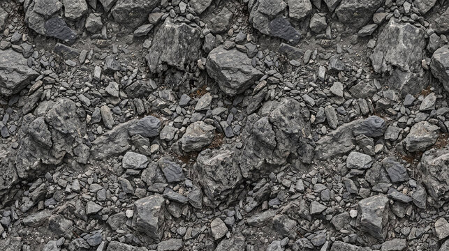 Rough Dark Grey Stone and Rock Texture Background