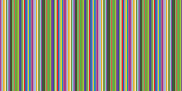 Colorful vertical stripes background, vibrant multi-colored pinstripe pattern vector, abstract seamless line texture for wallpaper and wrapping paper