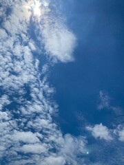 Fototapeta premium blue sky with clouds
