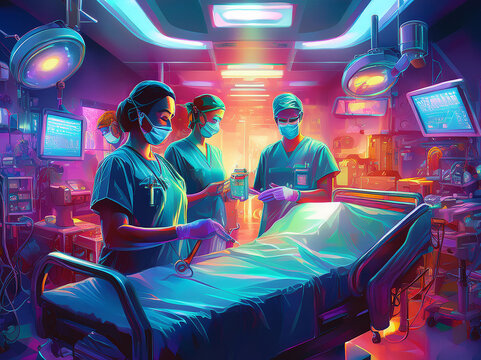 sala operatoria ospedale ortopedia chirurgia  operating room luce  persone, ospedale hospital malato degente degenza