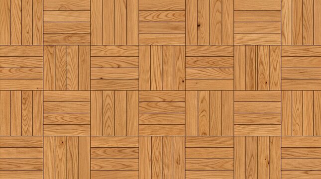 Seamless Square Wood Tile Pattern for Luxury Interior Wall Background