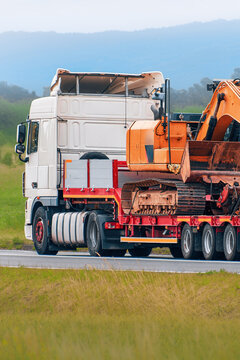 Transportation of heavy construction vehicles for infrastructure