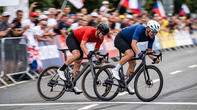 Professional Cycling Road Race Peloton Group Photography