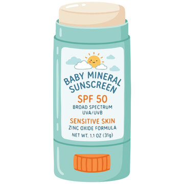 Baby Mineral Sunscreen Stick SPF 50 Illustration