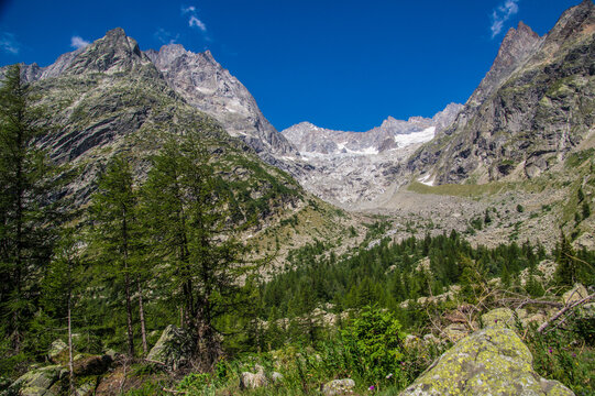 Alps city val aosta italy
