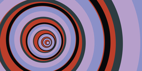 Naklejka premium Colorful Spiral Pattern with Vibrant Circular Design.
