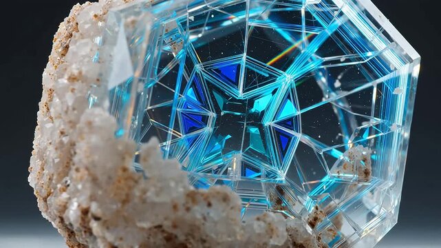 Icelandic Spar Polarization: Prism of Light Under Polarized View