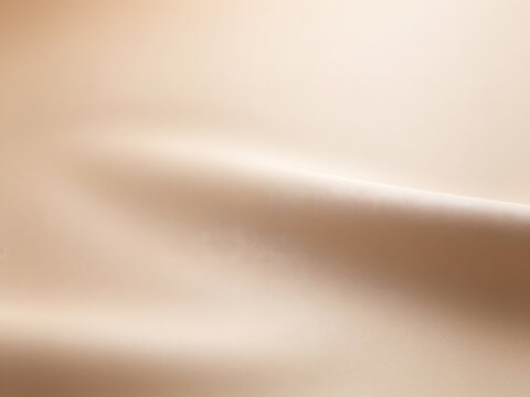 Soft beige fabric texture with elegant draped folds