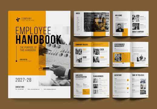 Employee Handbook Brochure Design
