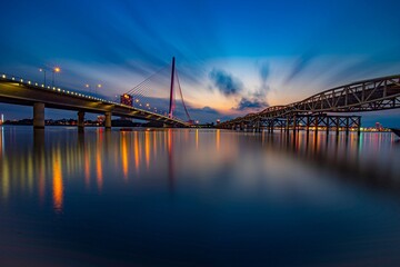 Fototapeta premium bridge at night