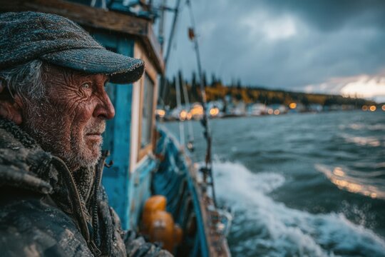 Fisherman Spends Every Day Fishing Outdoor Lifestyle