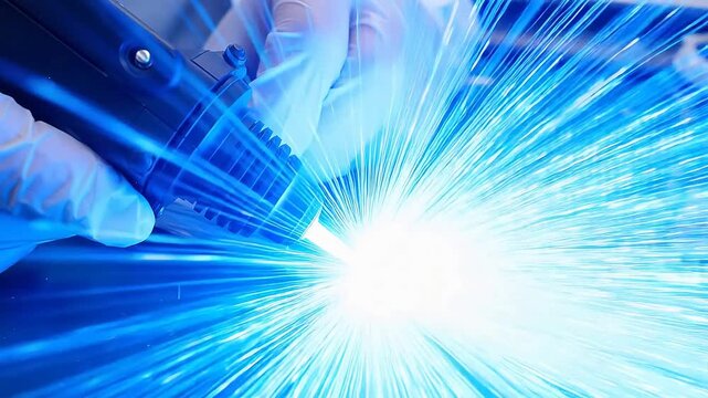 Optical Fiber Repair: A Flower Blooms from the Breakpoint