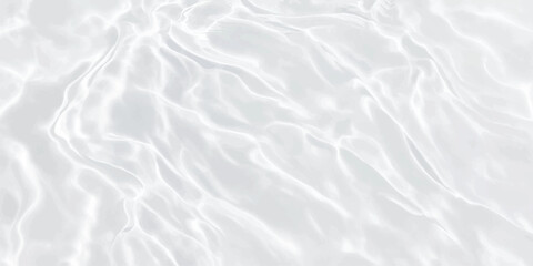 Elegant White Silk Fabric Texture Background with Soft Flowing Waves, Abstract Smooth Surface Pattern Inspired by Snow, Frost, Winter Nature and Frozen Ocean Tones © pixel park