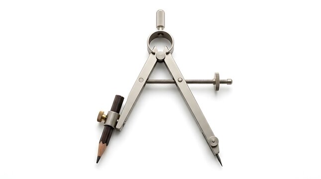 Drafting compass, metal drawing tool, precision instrument, engineering equipment