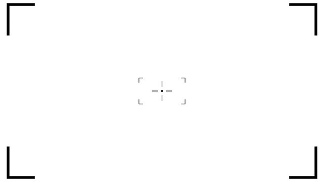 Abstract geometric shape expanding across three frames in a horizontal composite video form growing animation motion transformation progression development visual