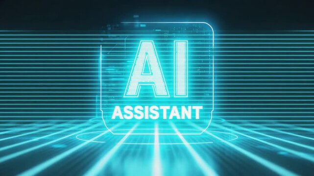 AI assistant hologram.