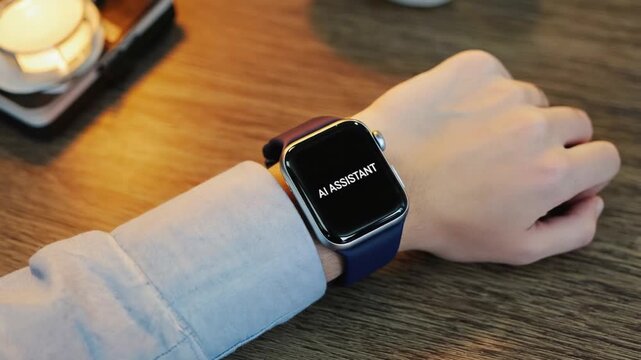 AI assistant on the smartwatch.