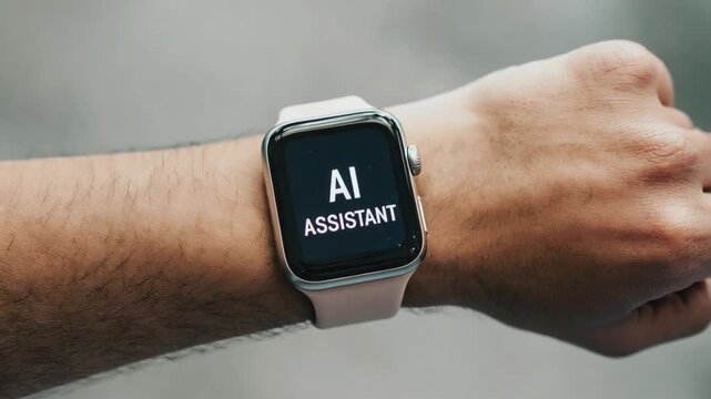 AI assistant on the smartwatch.