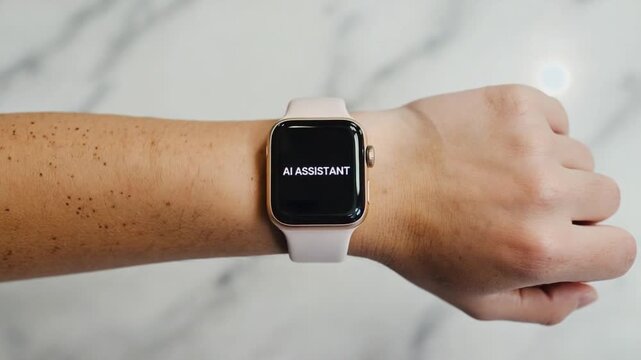 AI assistant on the smartwatch.