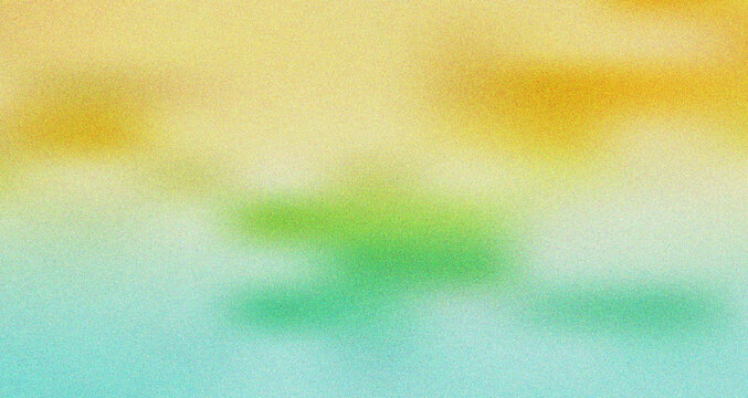 A refreshing and harmonious abstract gradient blend of sunny yellow, vibrant green, and cool light blue with a textural grain