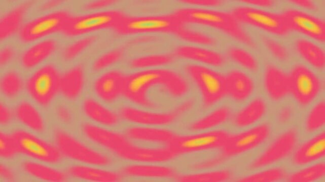 Abstract Colorful Pattern Ripples in Bright Turquoise Pink Orange Ambient Waves in Dynamic Motion