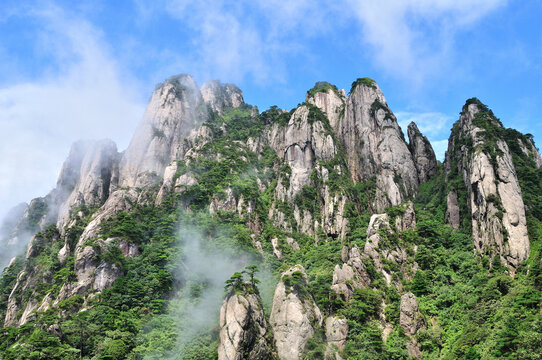 Natural Scenery of Mount Sanqing, Shangrao, Jiangxi, China