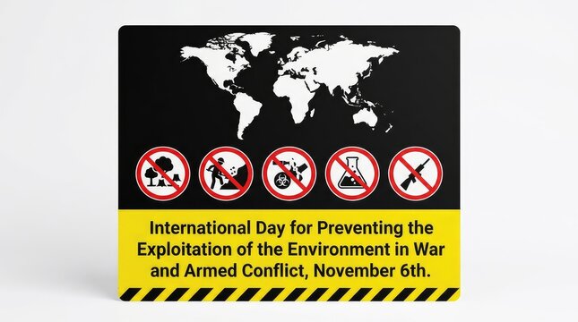 Environmental protection poster. Eco awareness sign.