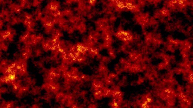 4k Panning Lava close up animation, Abstract firey background. Volcano video animation.