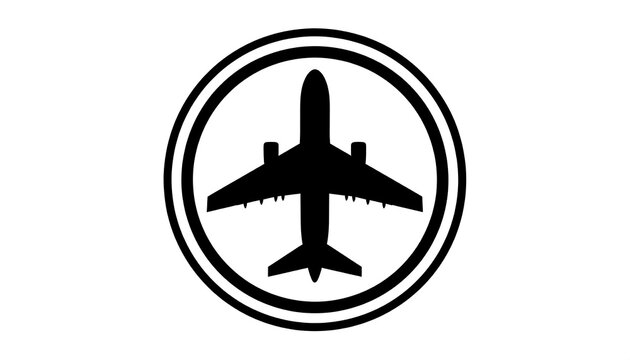 Minimalist black cross symbol icon design.