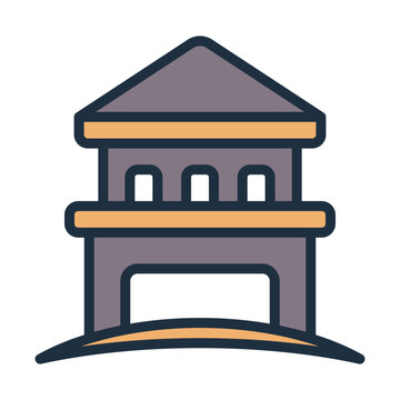 Postmodernism Icon - Lineal Color