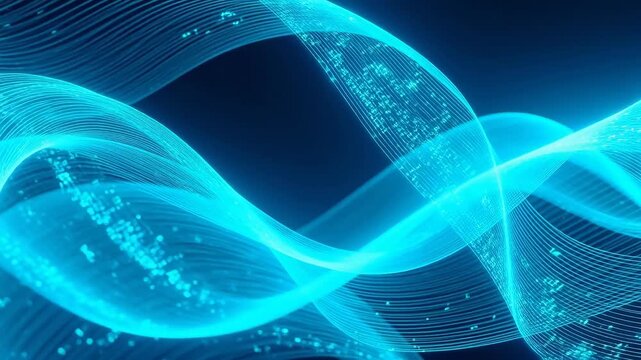 Neural Flow Abstract Background for Digital Conferences