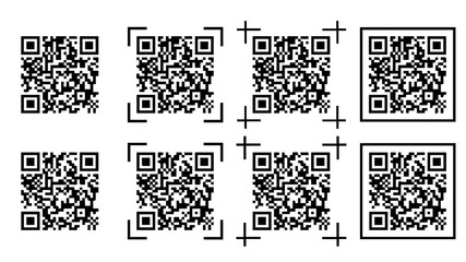 Fototapeta premium QR code