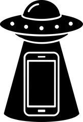 ufo cartoon illustration © HAMZA