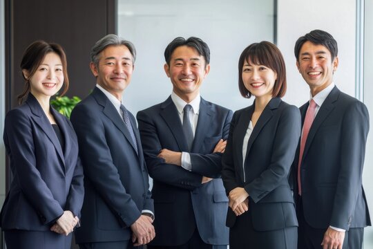 Business team colleagues portrait