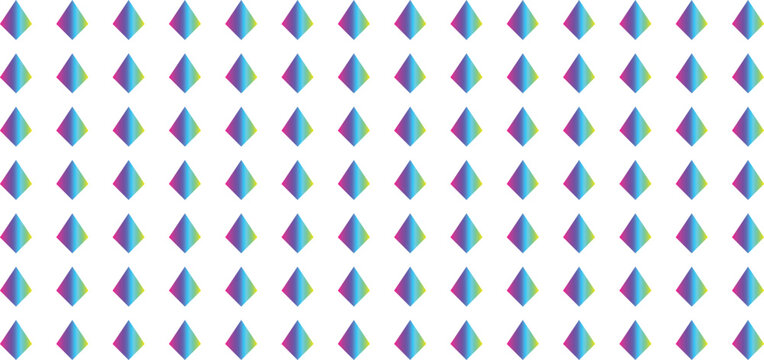 Geometric diamond pattern, minimalist colorful rhombus shapes vector background