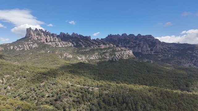 Montserrat Region in Spain is a breathtaking landscape filled with unique rock formations. Explore nature and its beauty. A perfect hiking destination awaits.