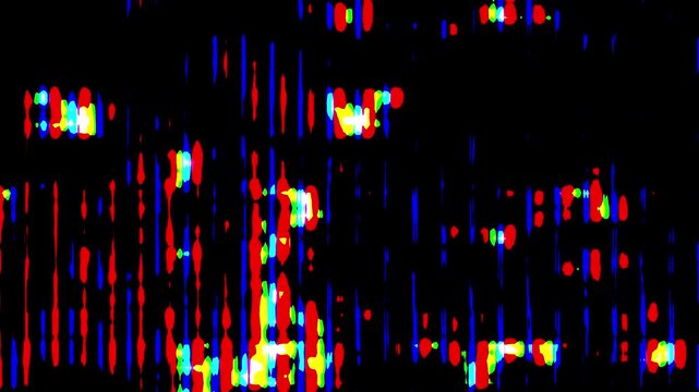 Cyberpunk Screen Distortion and Glitch Art