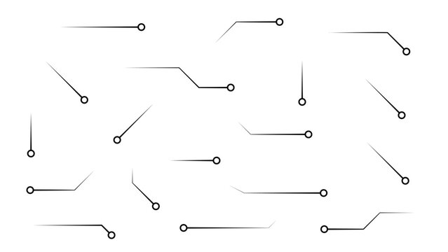 black digital set technology line transparent png overlay for commercial stock design poster layouts social media graphics digital artwork and creative visual projects callouts titles callout label